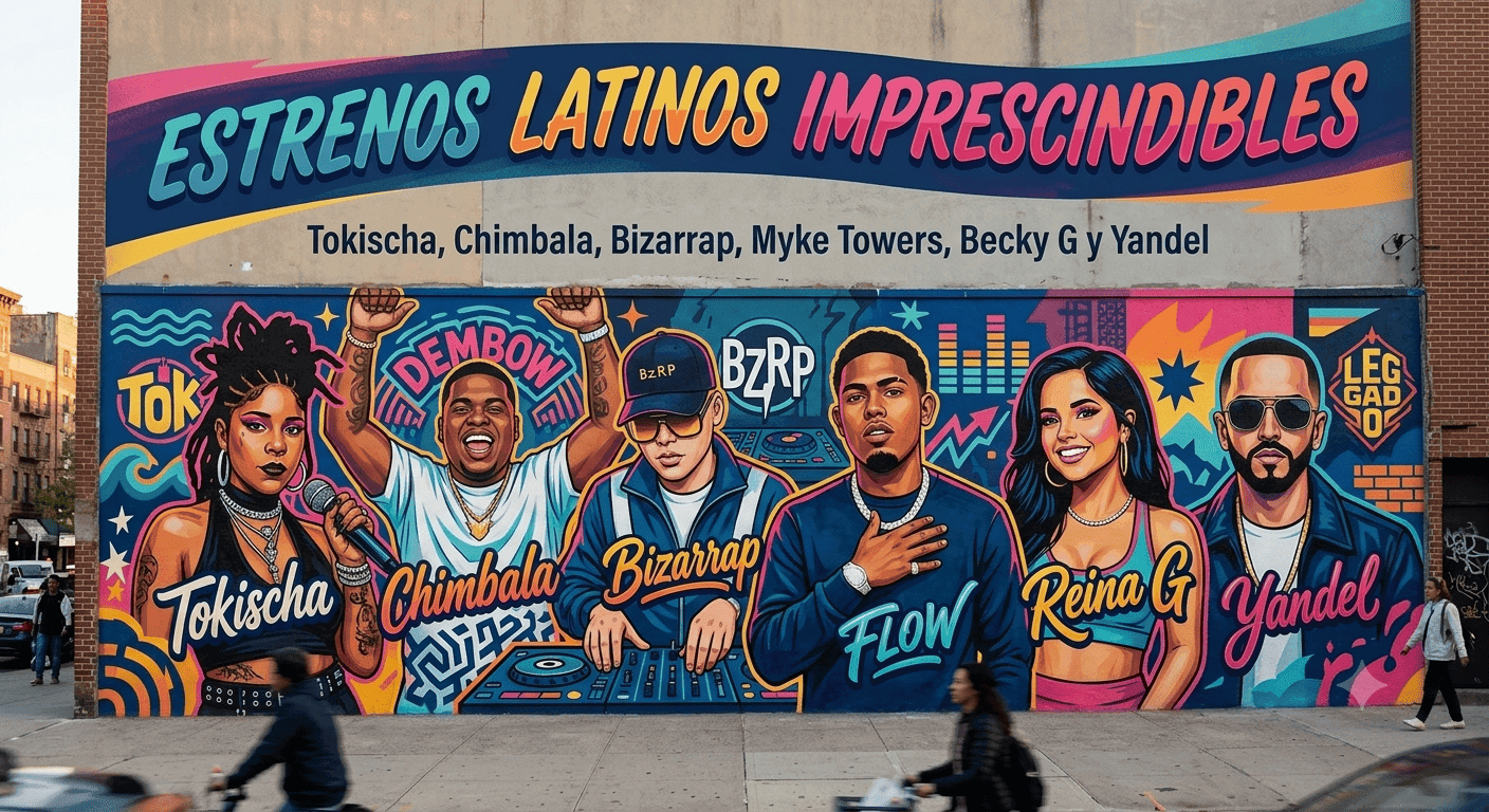 Tokischa, Chimbala, Bizarrap, Myke Towers, Becky G y Yandel, entre los estrenos latinos