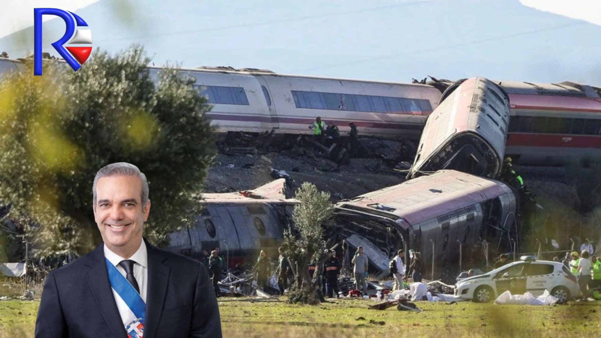 Abinader envía condolencias a España por accidente ferroviario con al menos 68 muertos