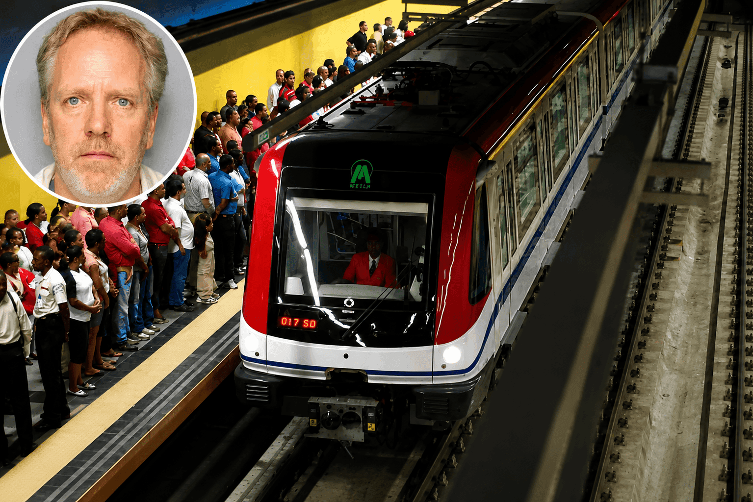Se encuentra estable hombre cayó a las vías del Metro en estación Juan Pablo Duarte